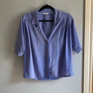 Vintage short sleeve blouse